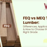 FEQ vs MEQ teak lumber comparison showing teak wood grades and applications